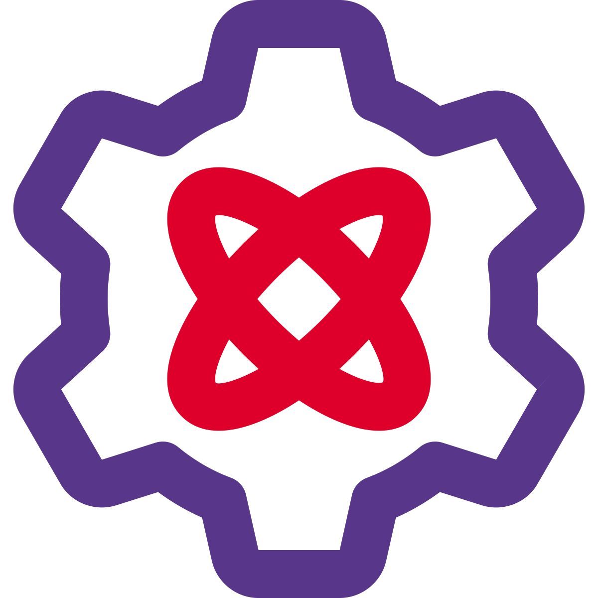 ingranaggio con atom icon