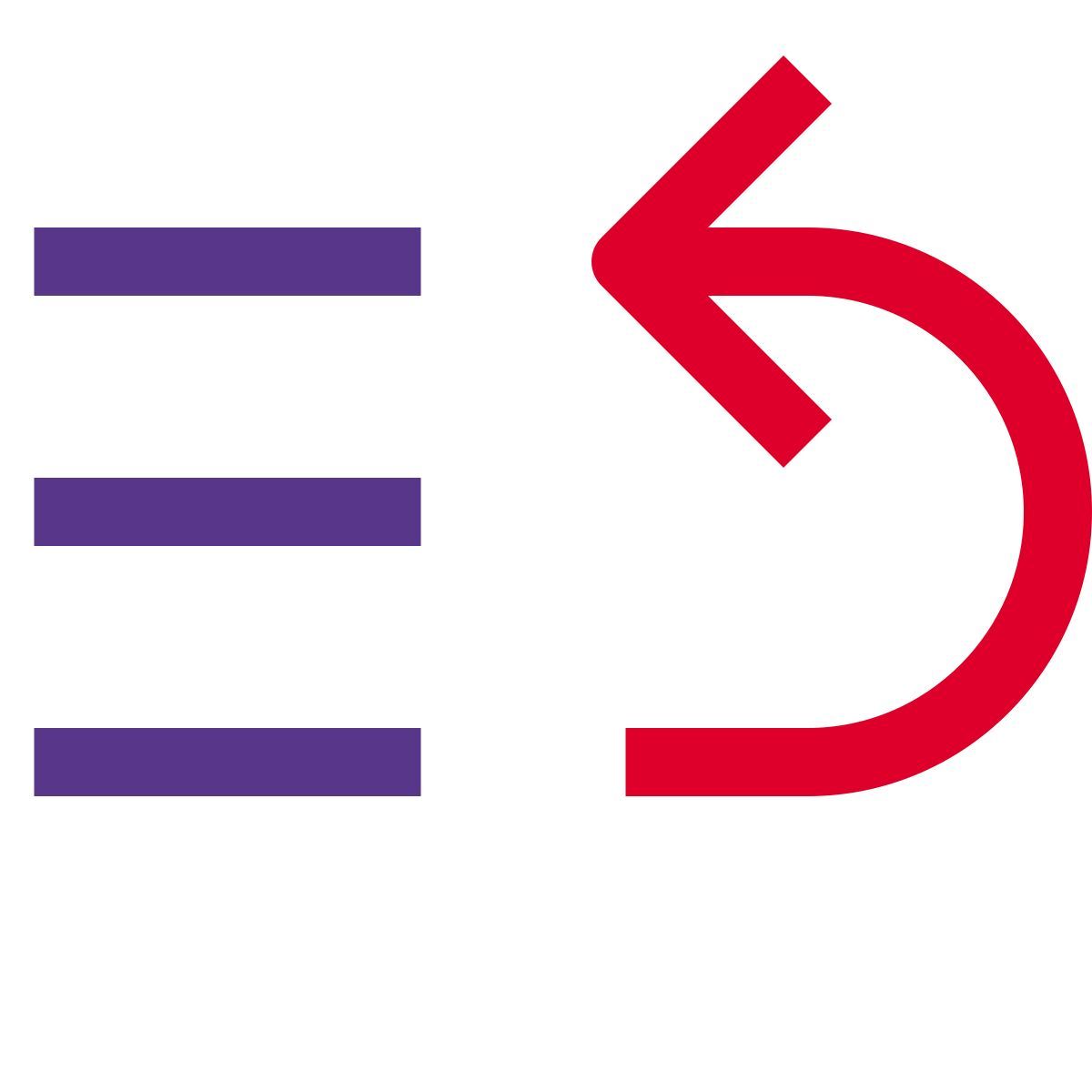 sorting ascending order arrow list arrangement upward button icon