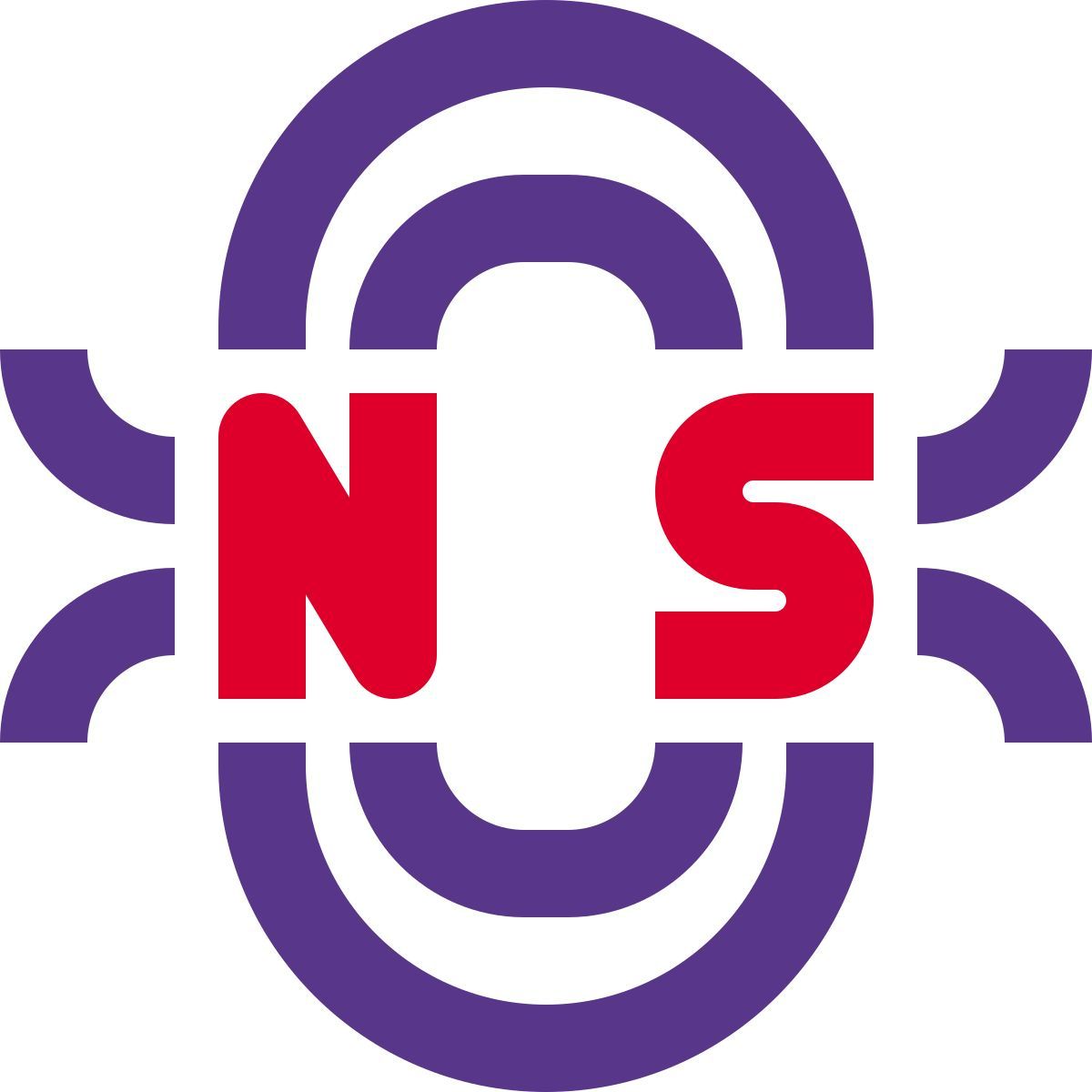aimant nord sud icon