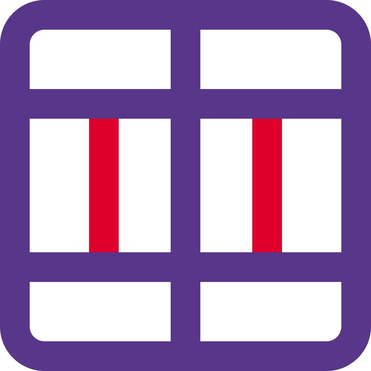 split section table icon