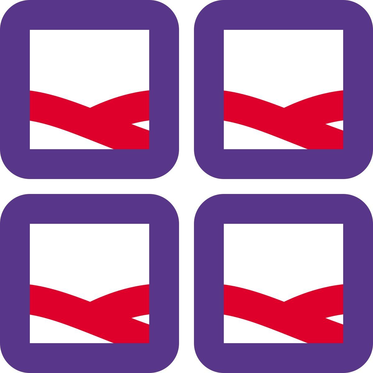 square collage layout icon