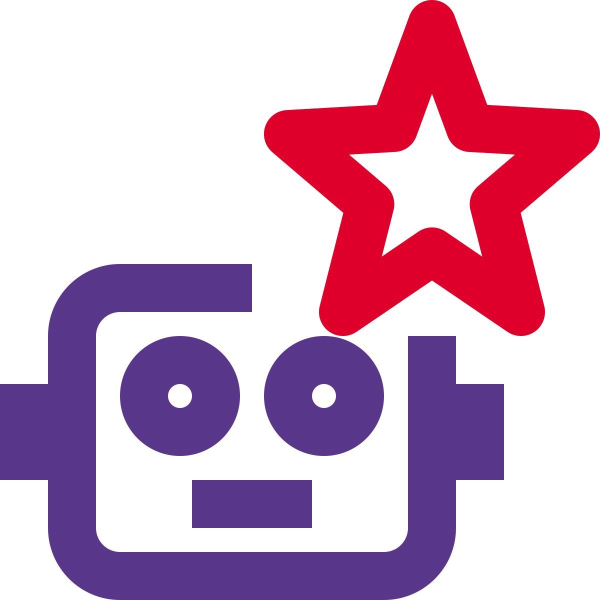 starred robot icon