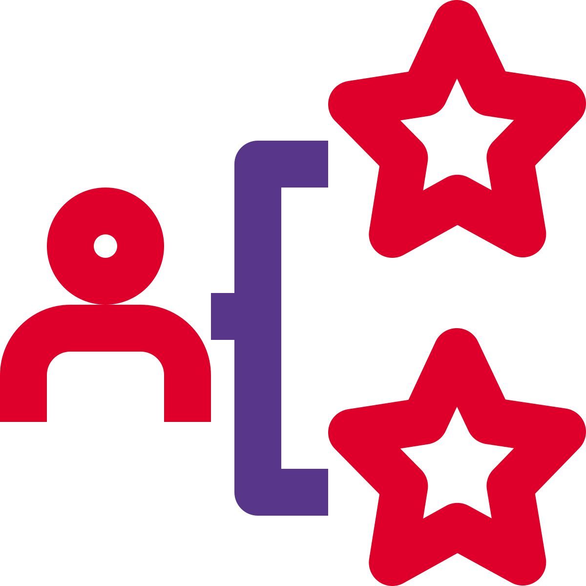 user star rating icon