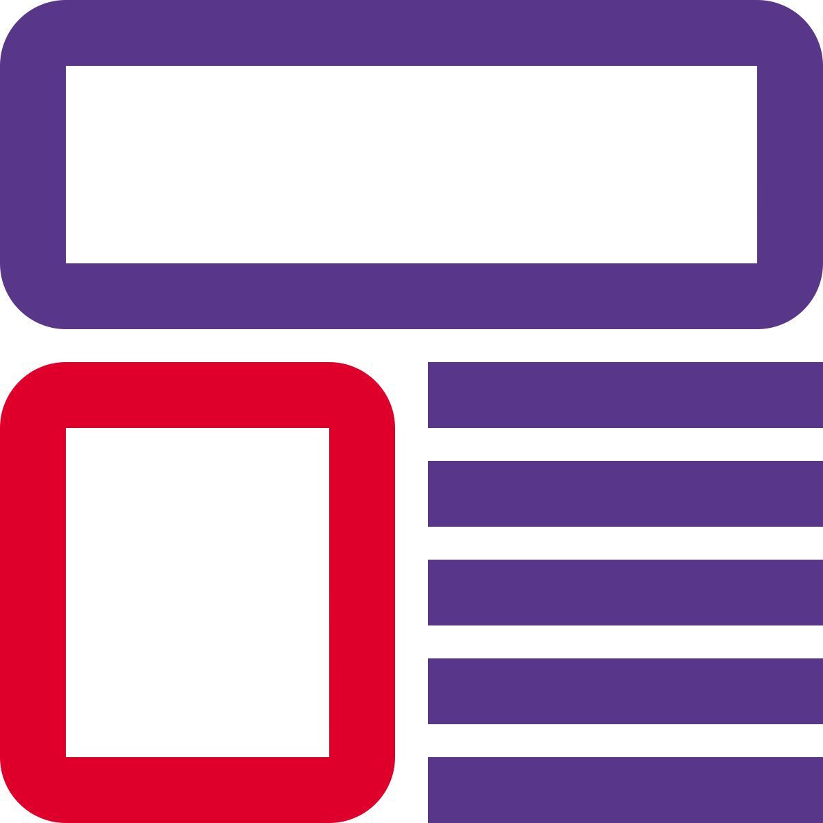 disposition du texte icon