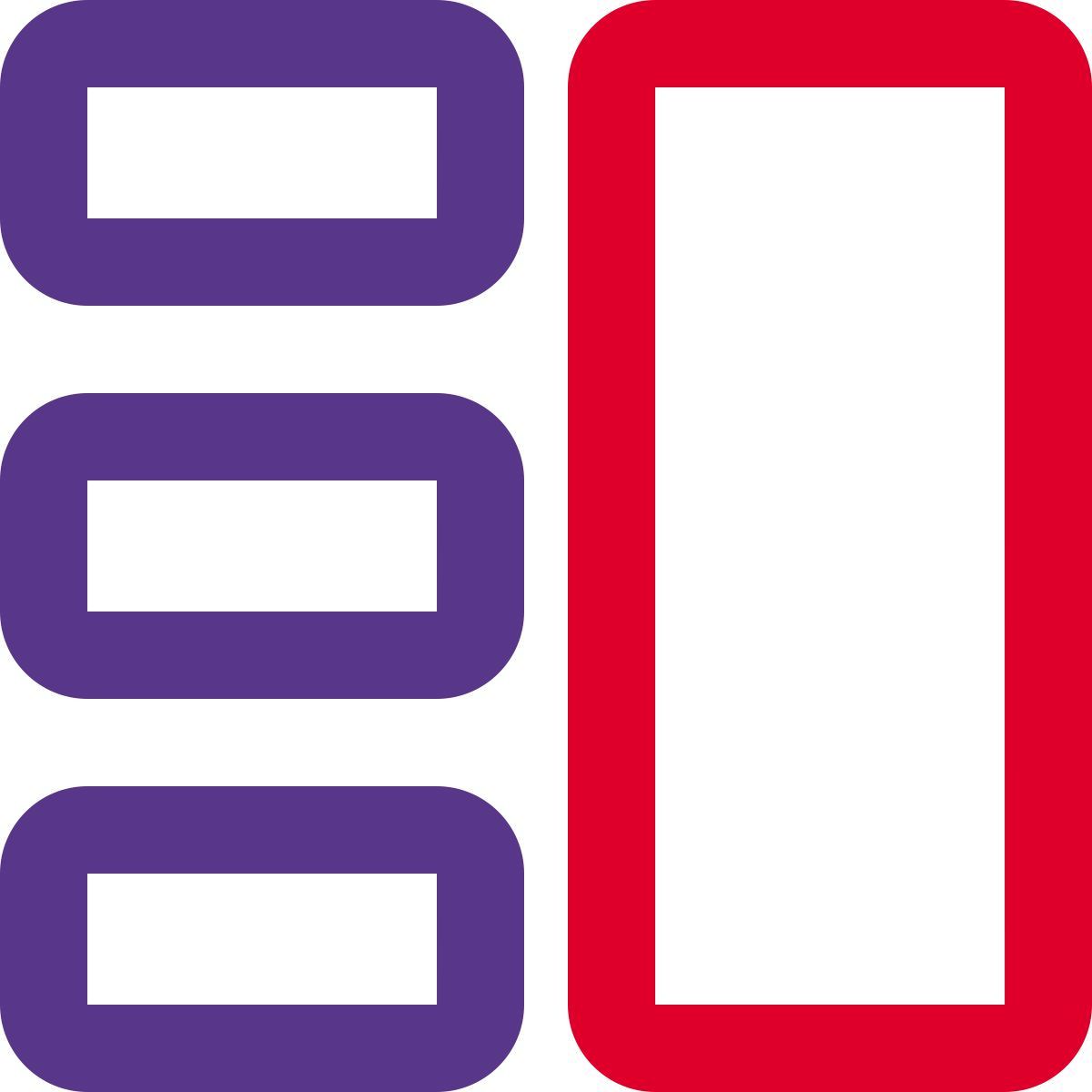 contenuto con colonna icon