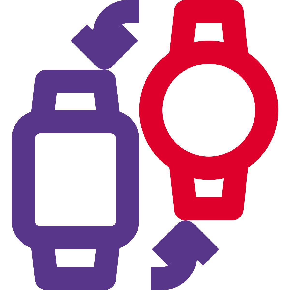 swap smartwatches icon