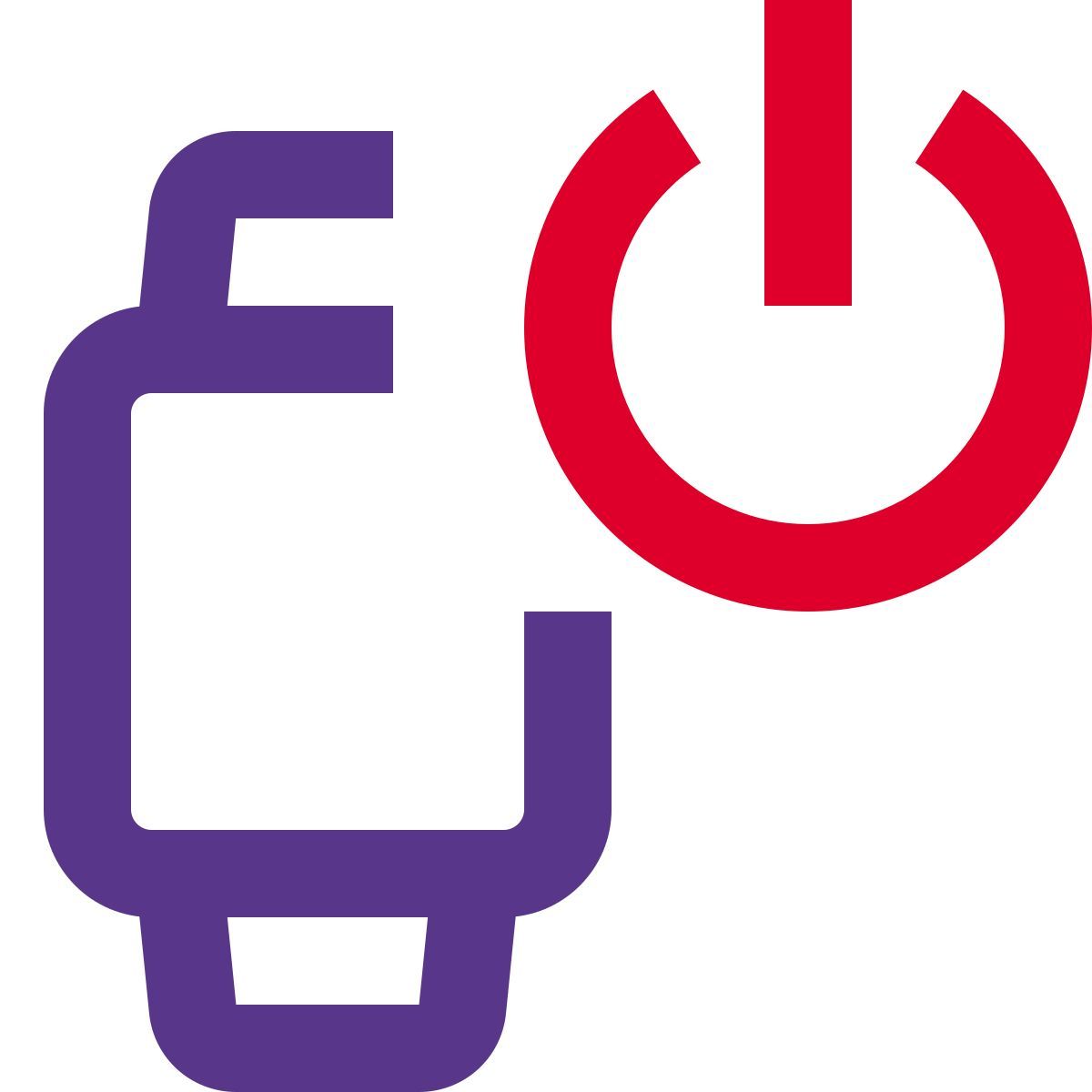 smartwatch power button icon