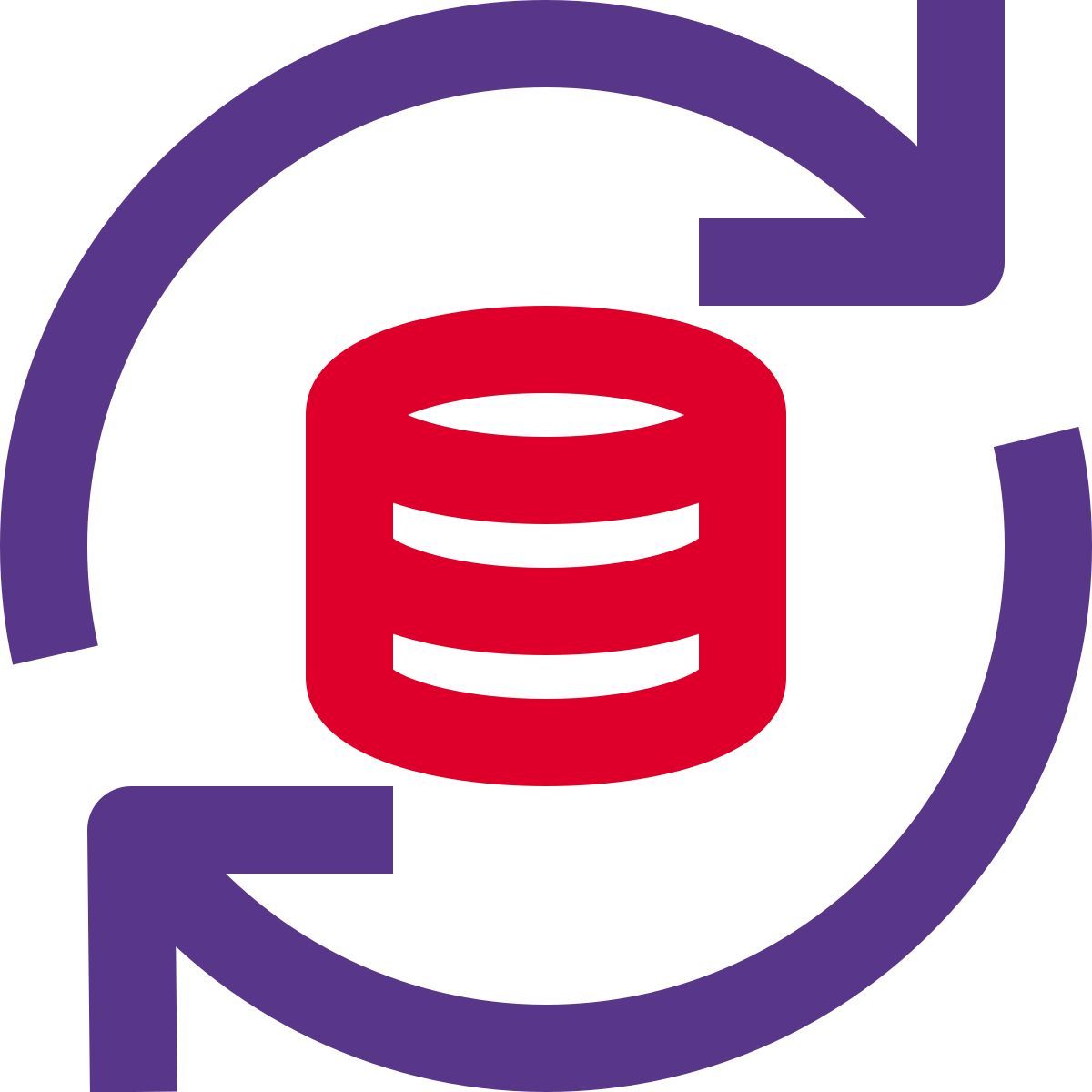 sincronización de bases de datos icon