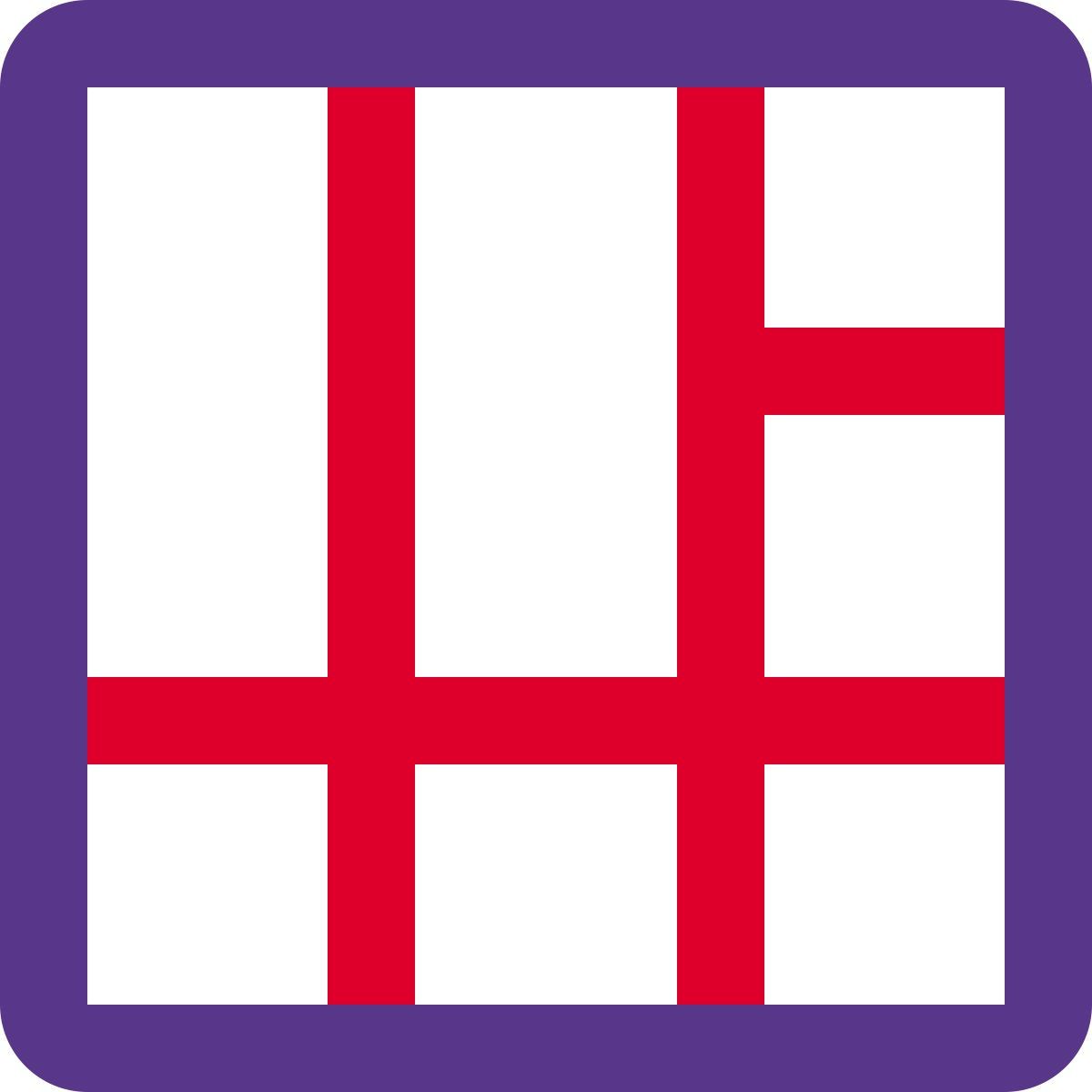 sectioned layout icon