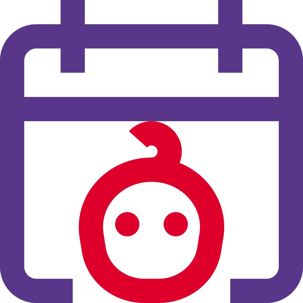 baby calendar icon