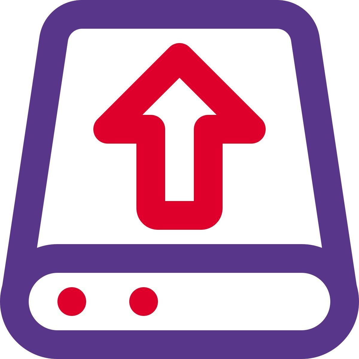 upload to hard drive icon