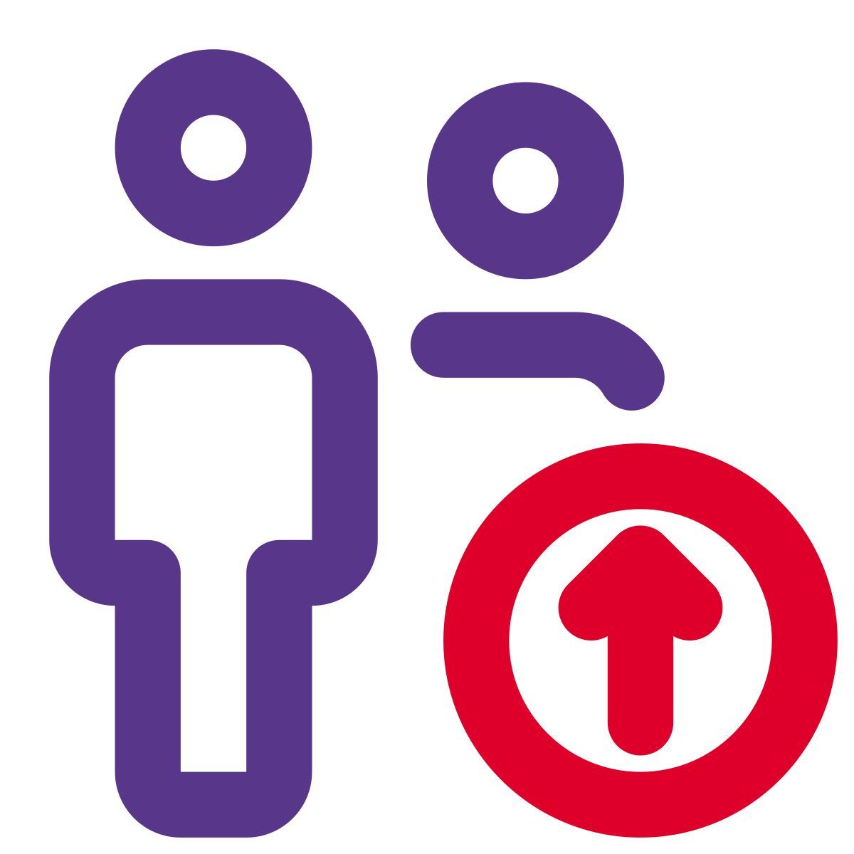group data upload icon