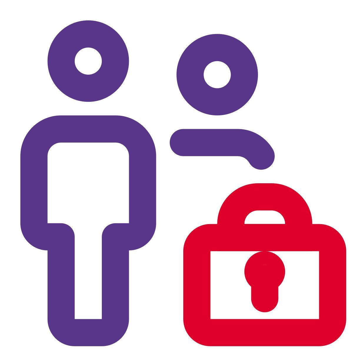 sécurité du groupe icon