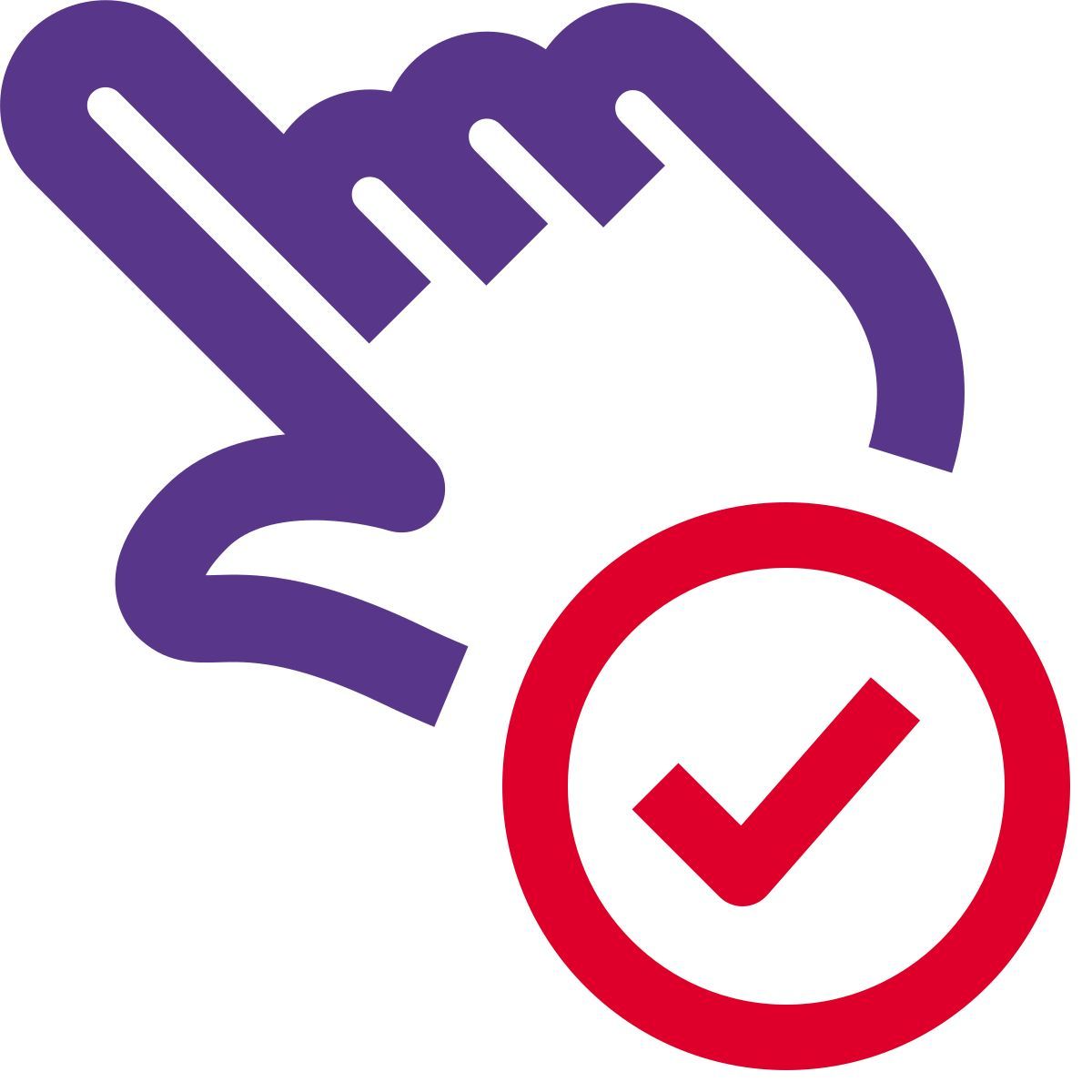 toque para verificar icon