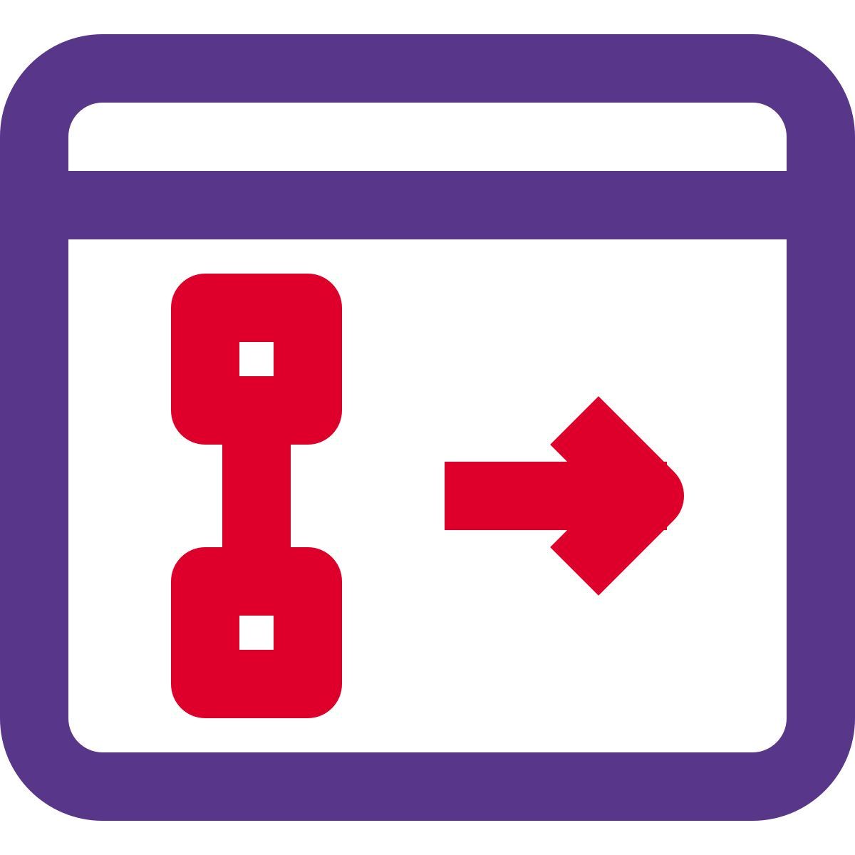 web vertical right icon