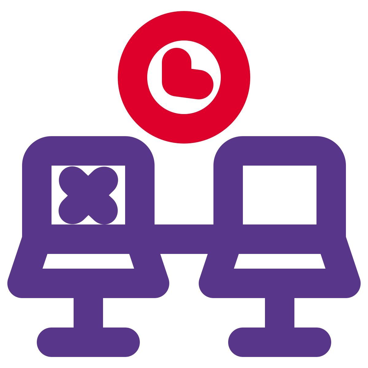 候诊室保持距离 icon