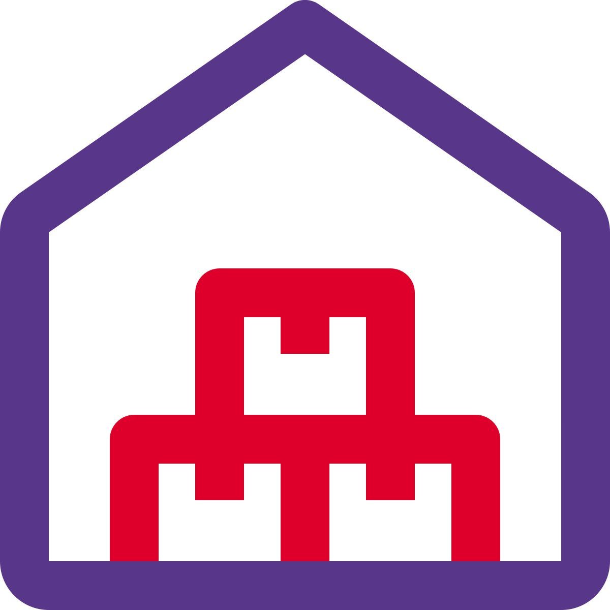 warehouse parcels icon