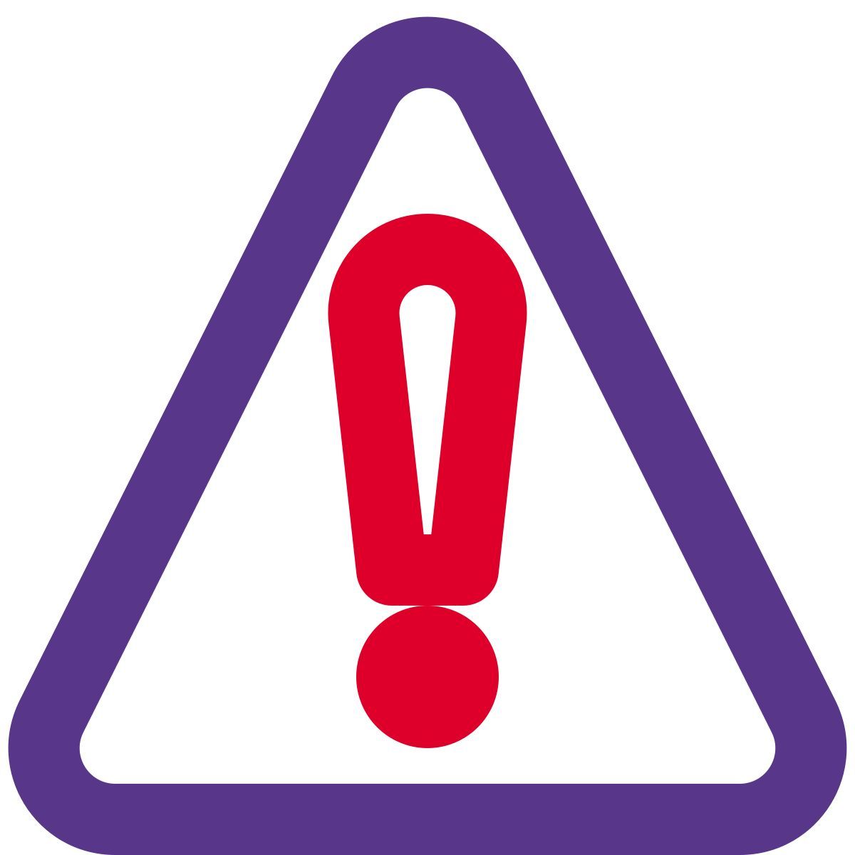 warning sign icon