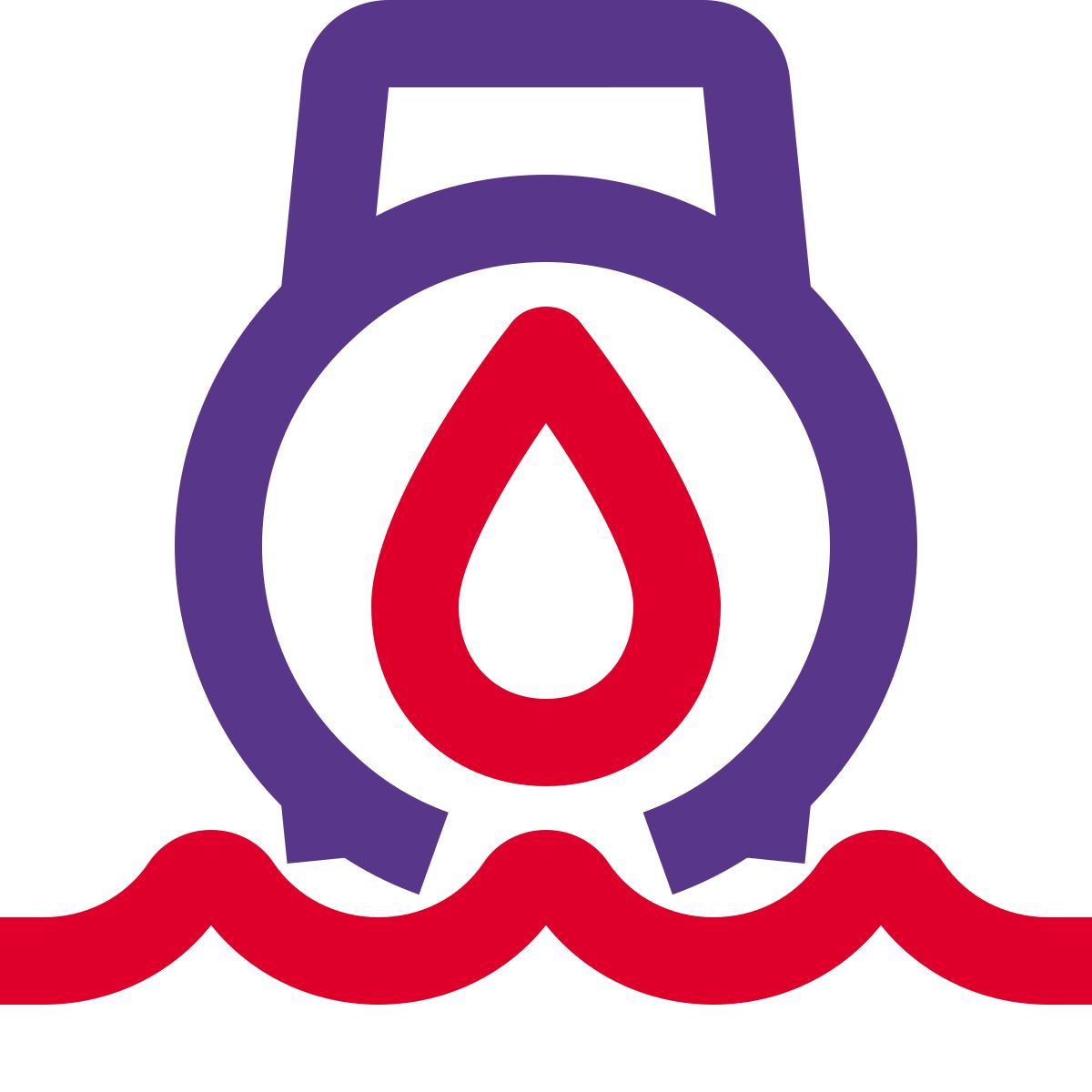 waterproof smartwatch icon