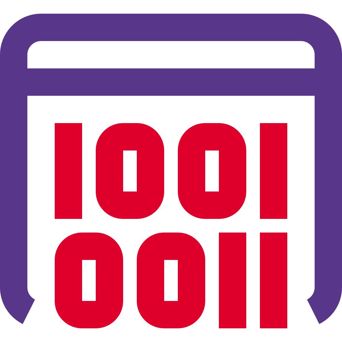 Código binario icon
