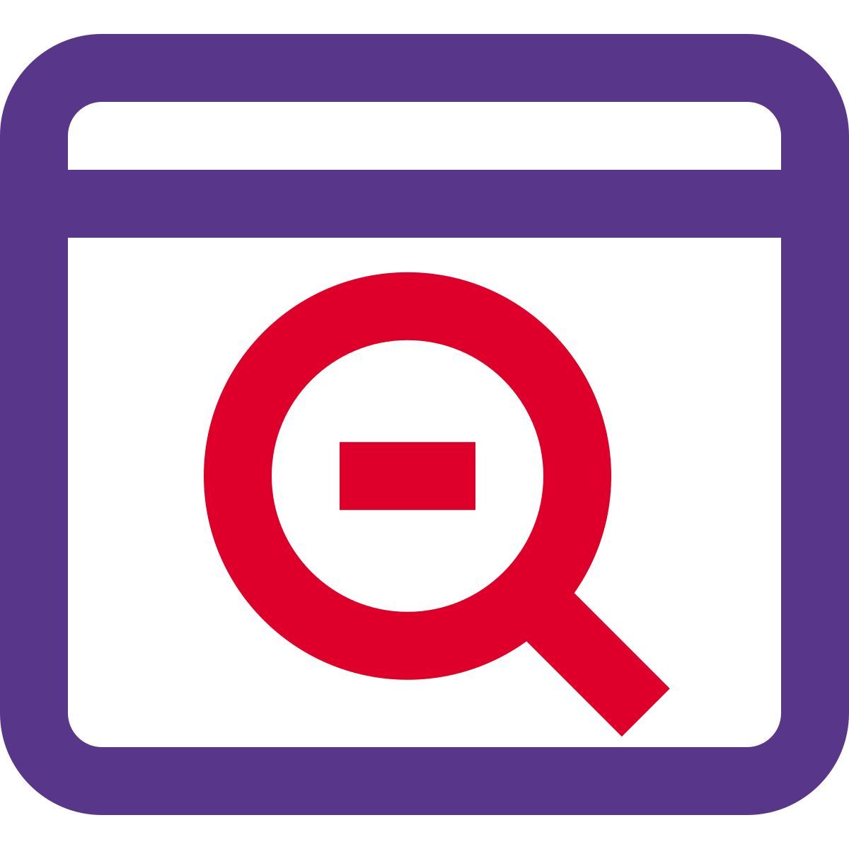 브라우저 축소 icon