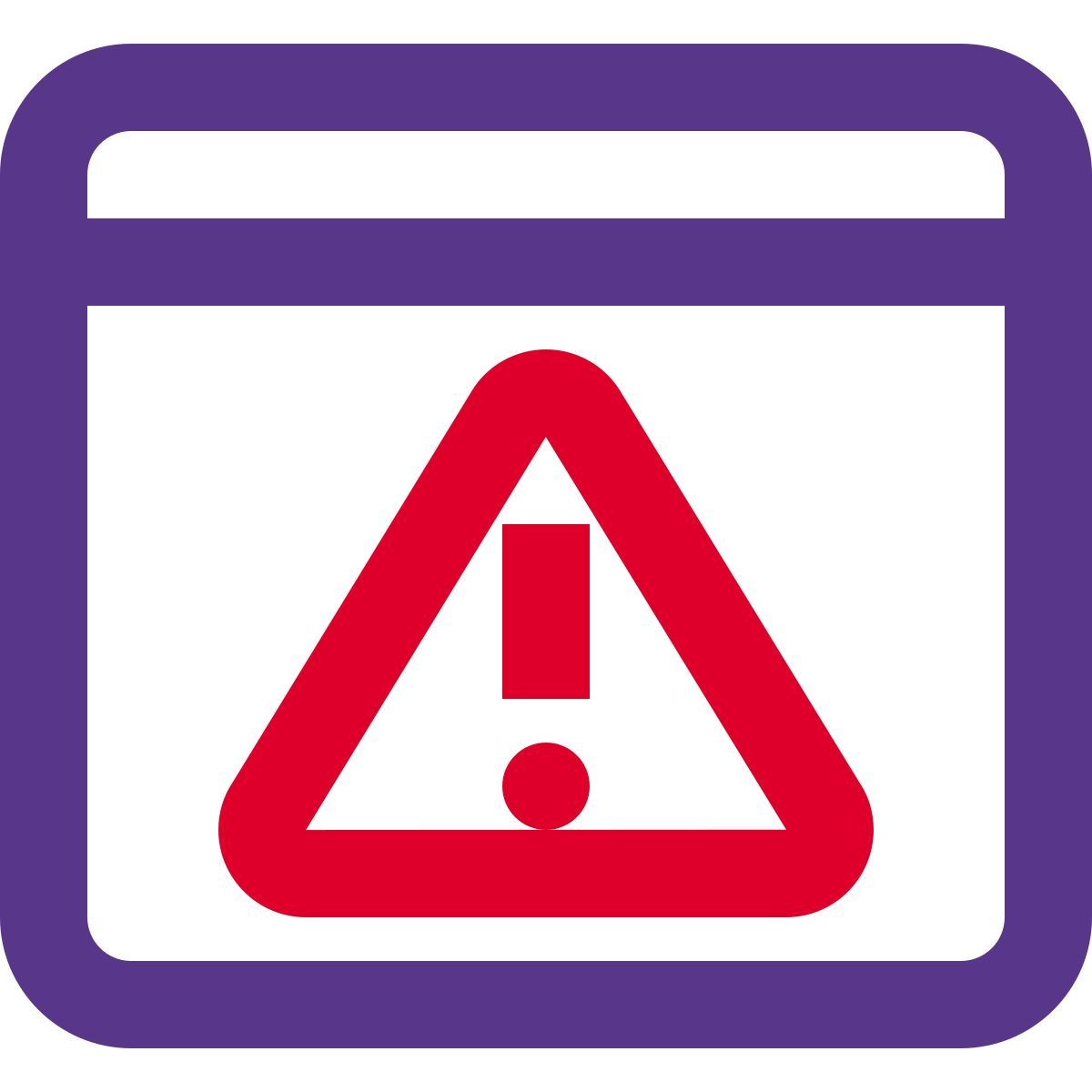 advertencia web icon
