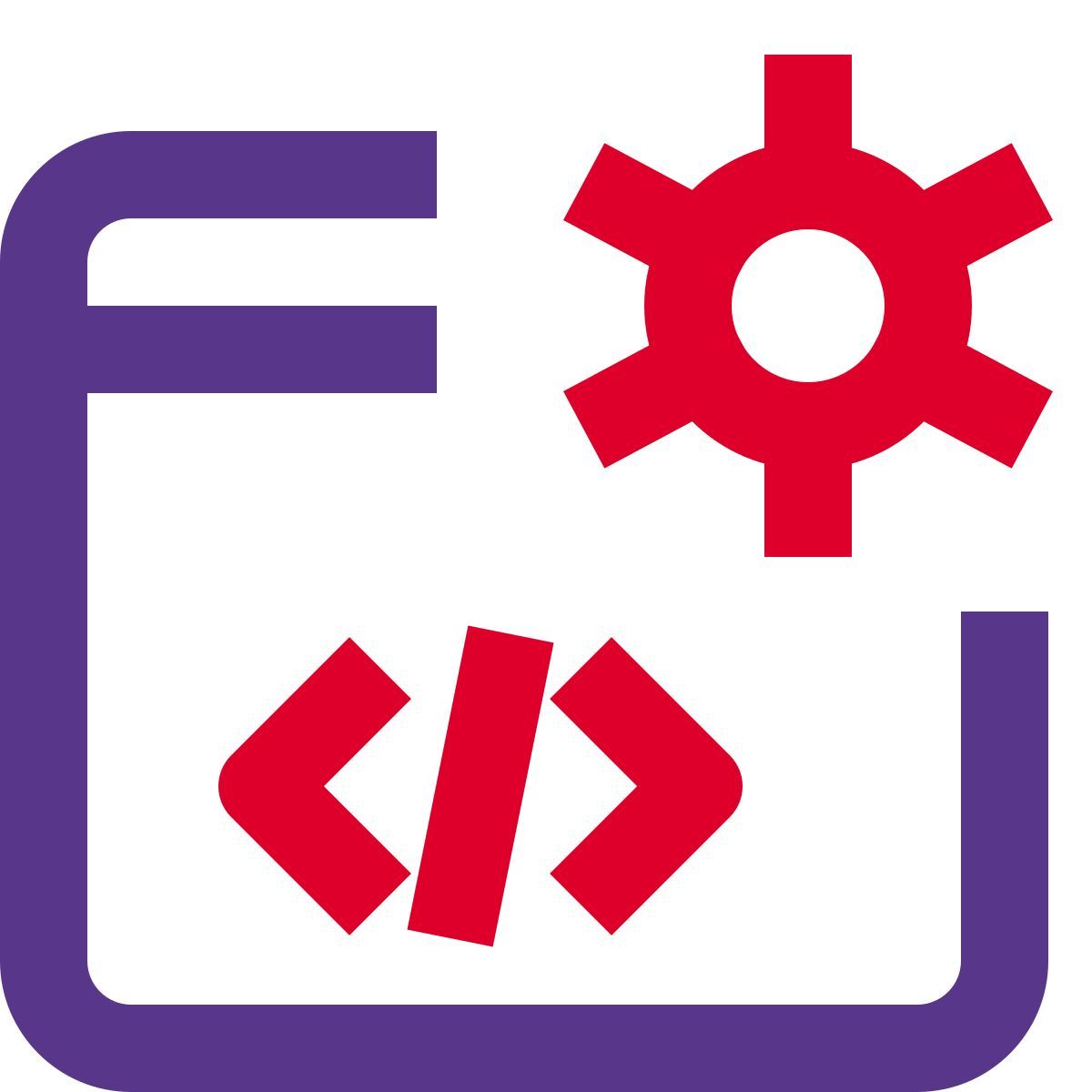code settings web icon