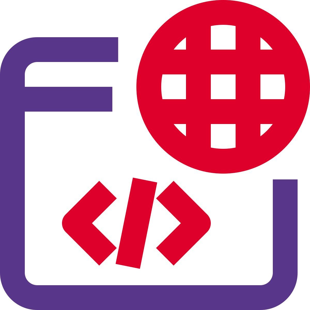 global code web icon