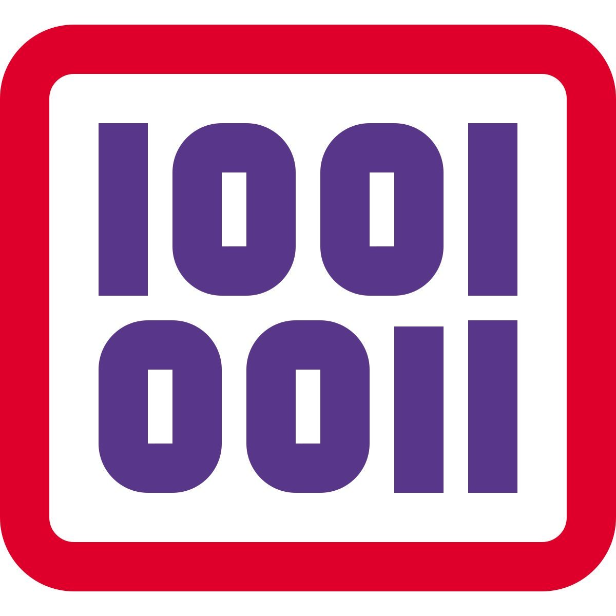 Code binaire icon