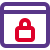 external browser-security-with-padlock-isolated-on-white-background-security-duo-tal-revivo icon