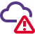 external error-in-cloud-network-isolated-on-white-background-cloud-duo-tal-revivo icon