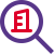 external searching-for-new-business-location-magnifying-glass-and-building-jobs-duo-tal-revivo icon