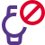 external smartwatch-banned-with-crossed-sign-isolated-on-white-background-smartwatch-duo-tal-revivo icon