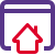 external web-browser-controlled-smart-home-isolated-on-white-background-house-duo-tal-revivo icon