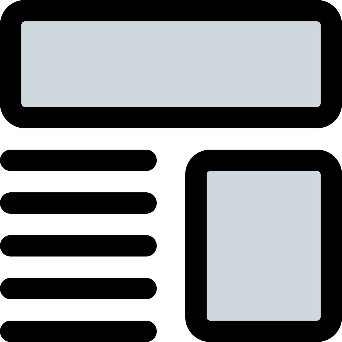 텍스트 레이아웃 icon
