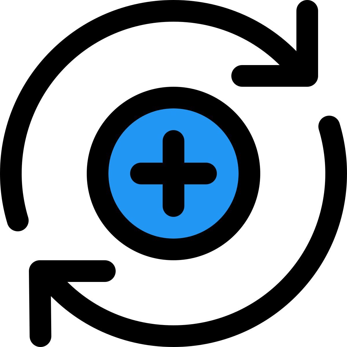 ajouter et synchroniser icon