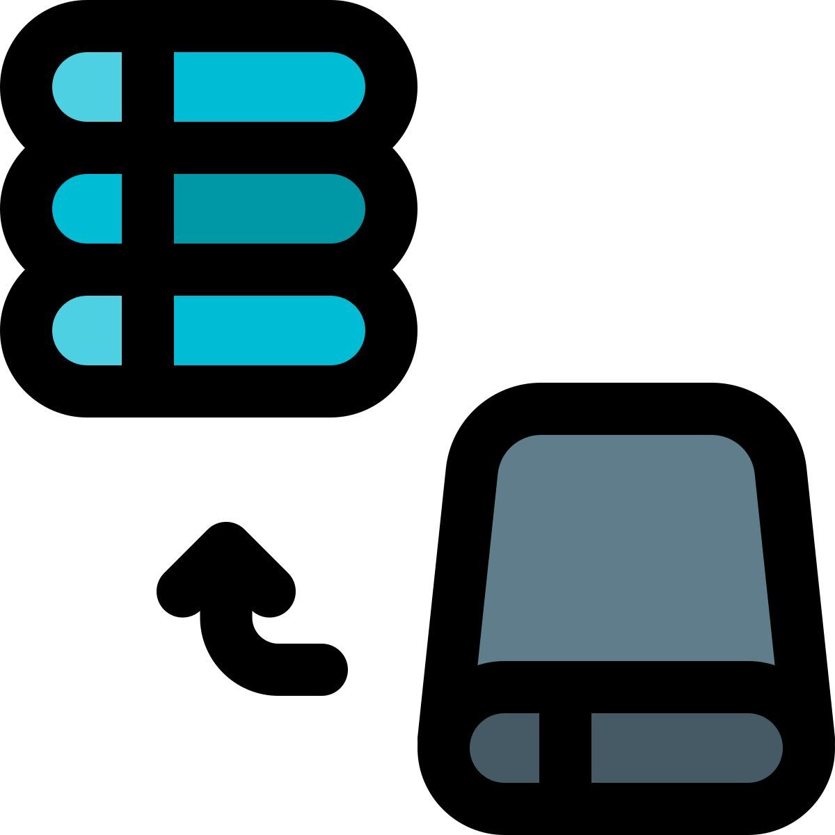 ajouter un stockage sur serveur icon