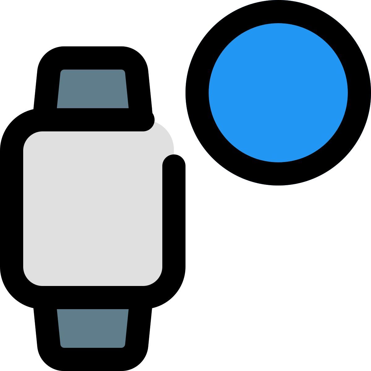 smartwatch button icon