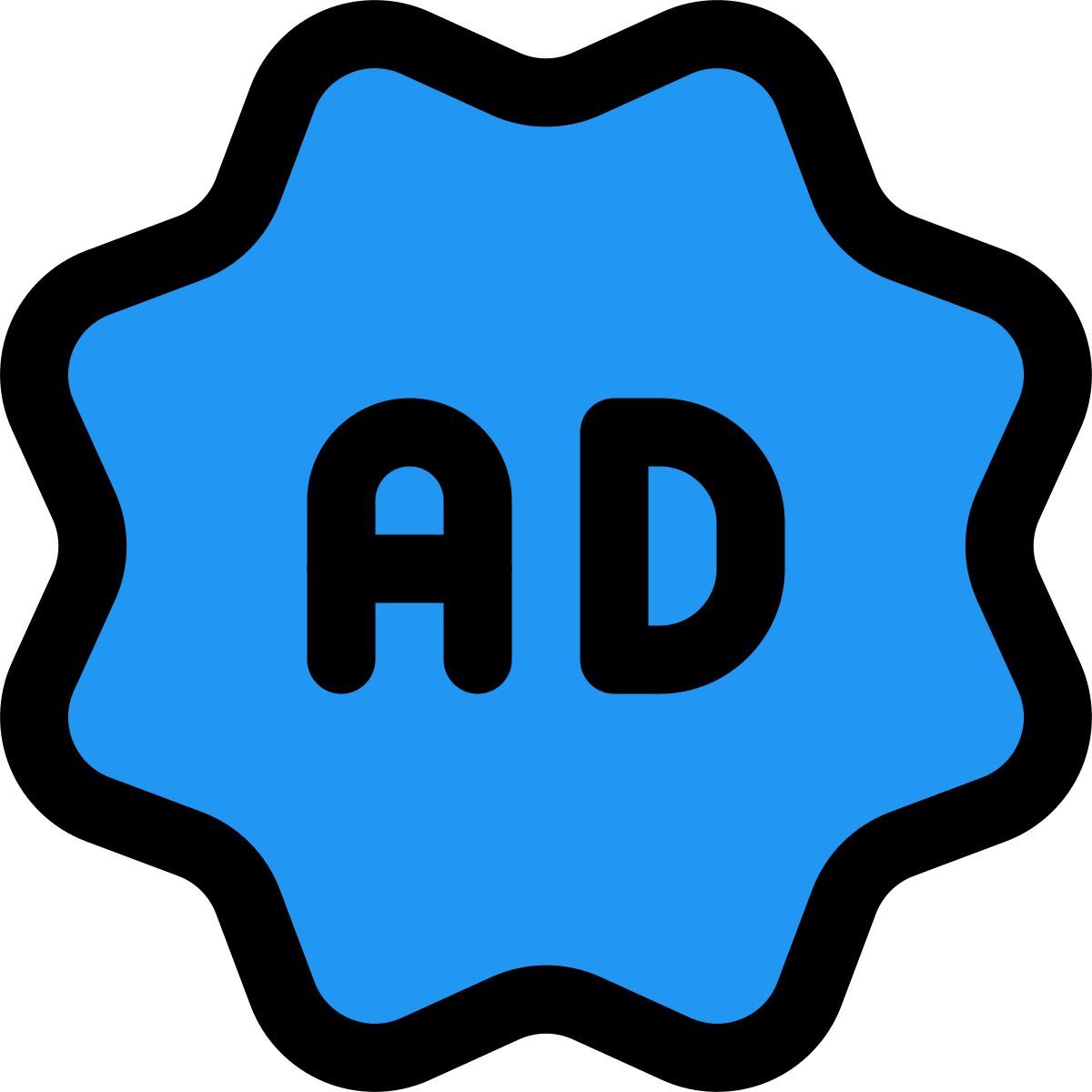 ad sticker icon