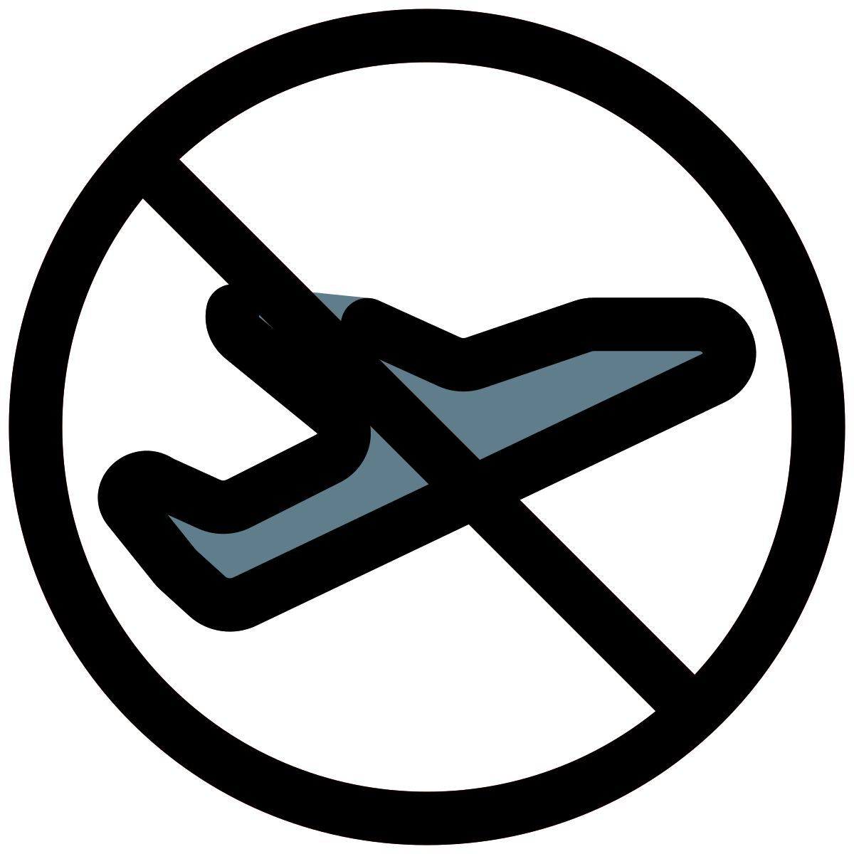 no fly zone icon