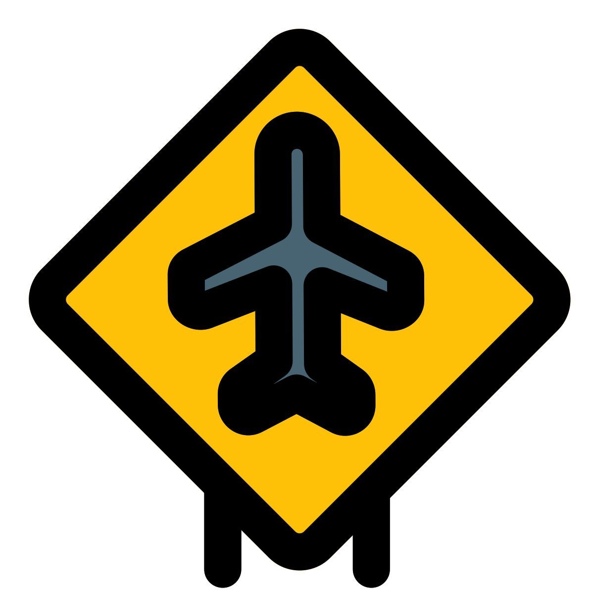 공항 표지판 icon