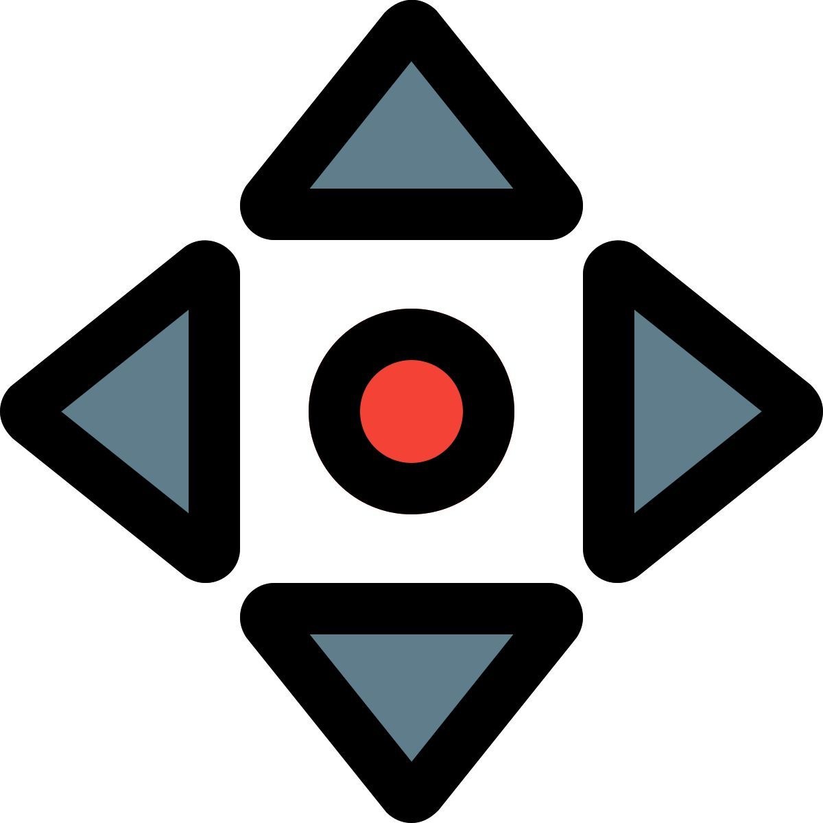 all direction scroll icon