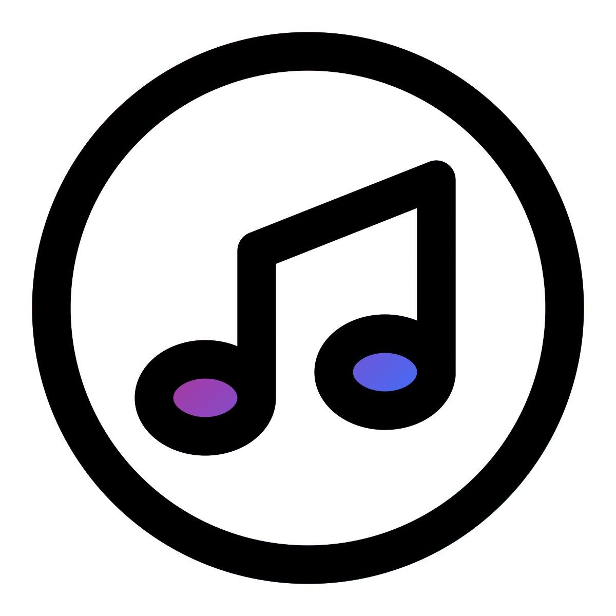 apple music logo icon