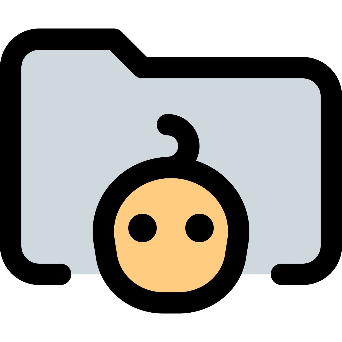 pasta de bebê icon