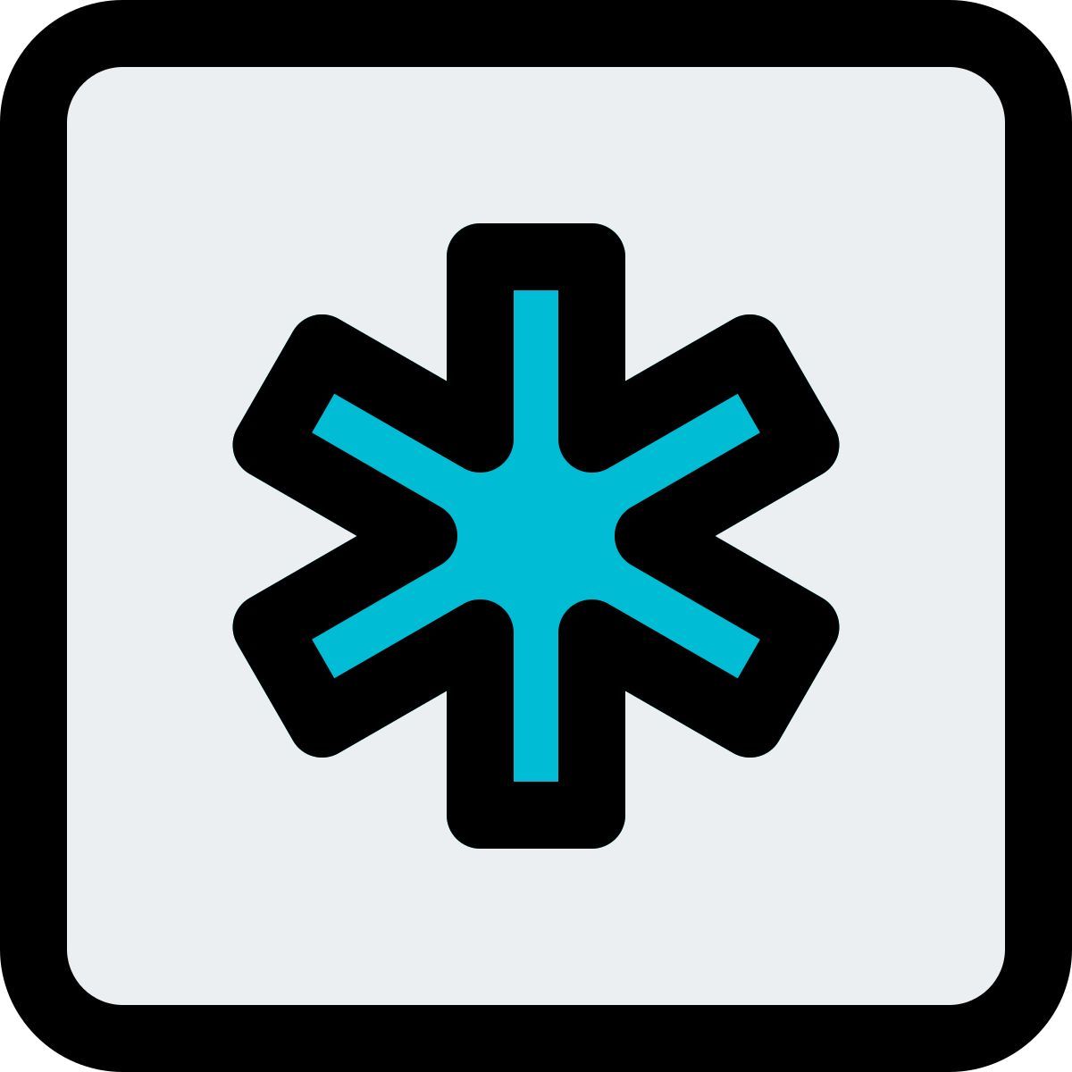 asterisk key icon