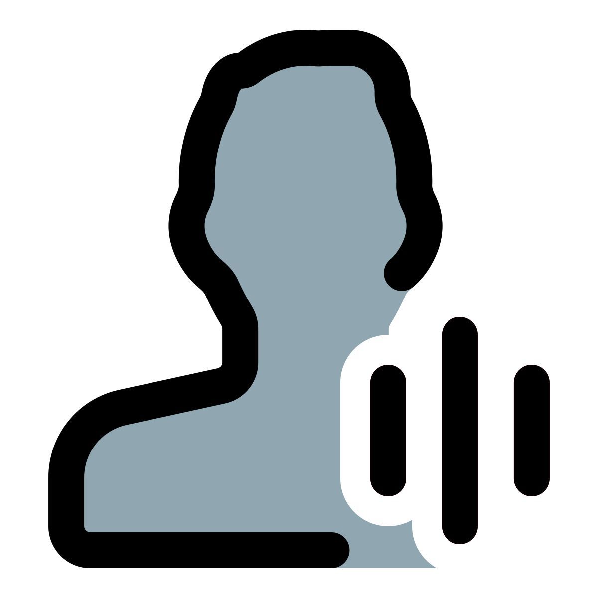 user audio icon