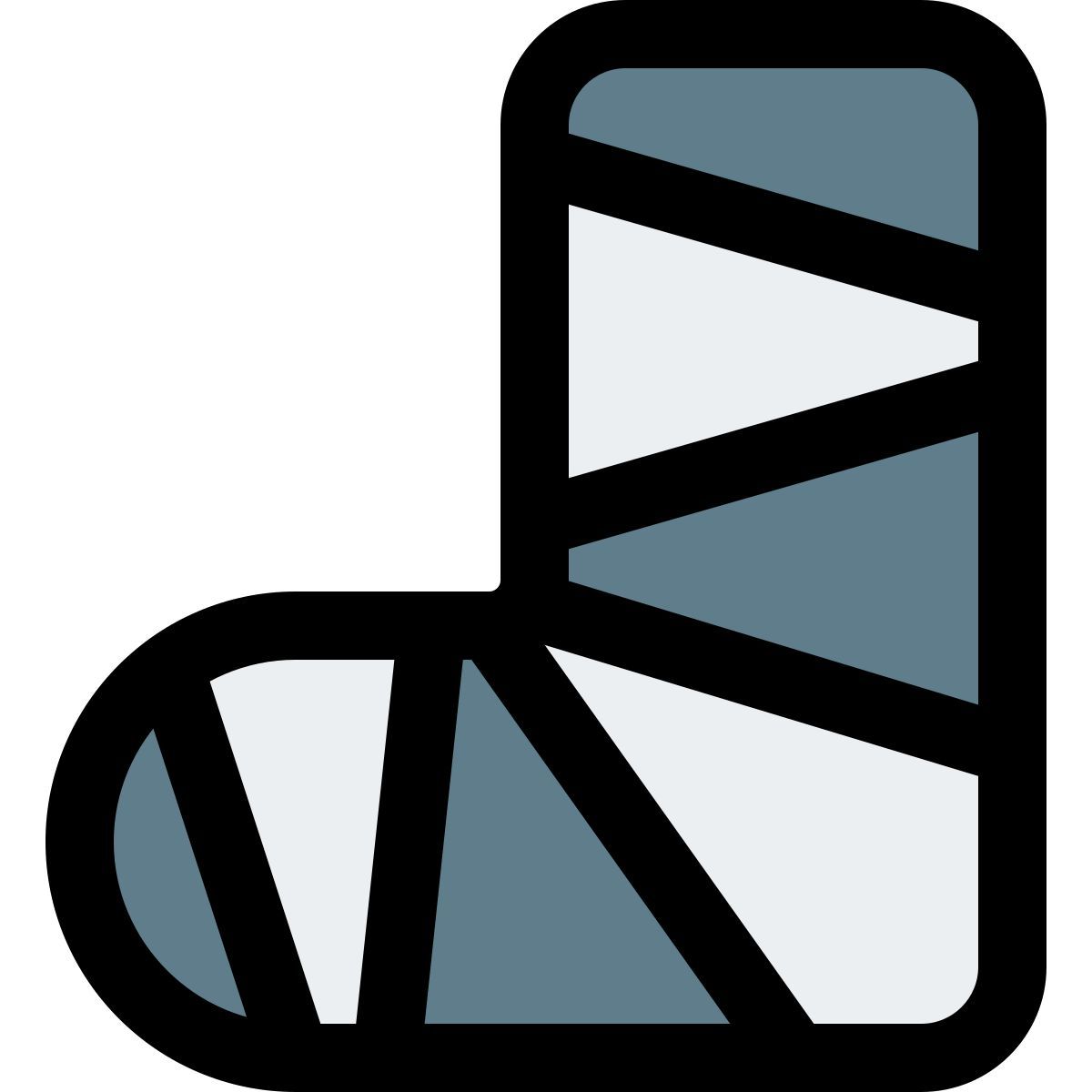 leg cast icon