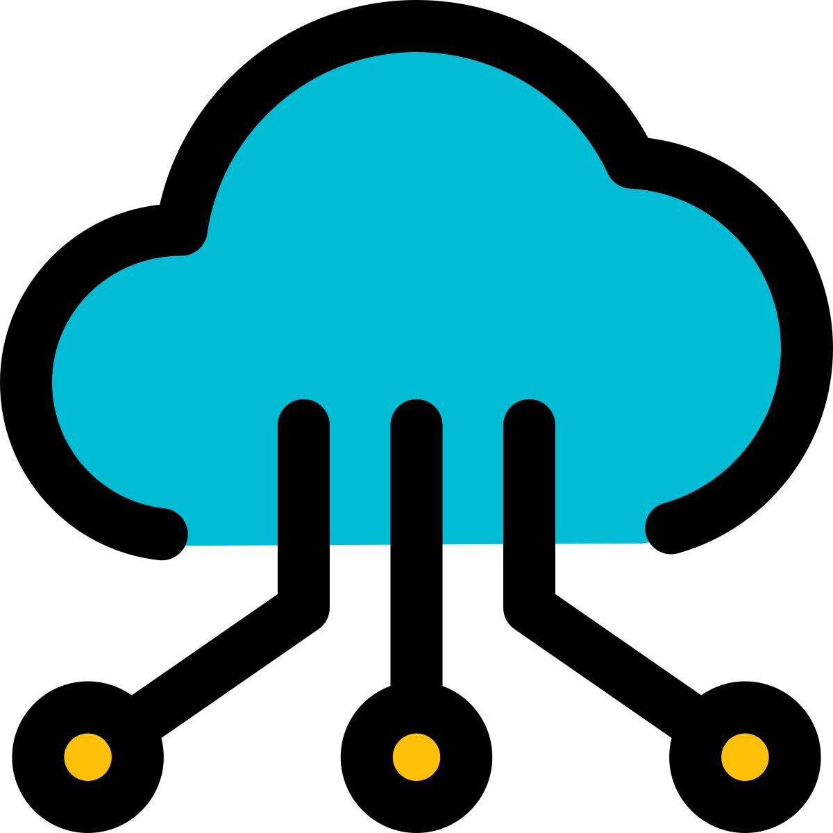 red externa conectada a la nube de bitcoin con conectividad de pares llena de cripto tal revivo icon