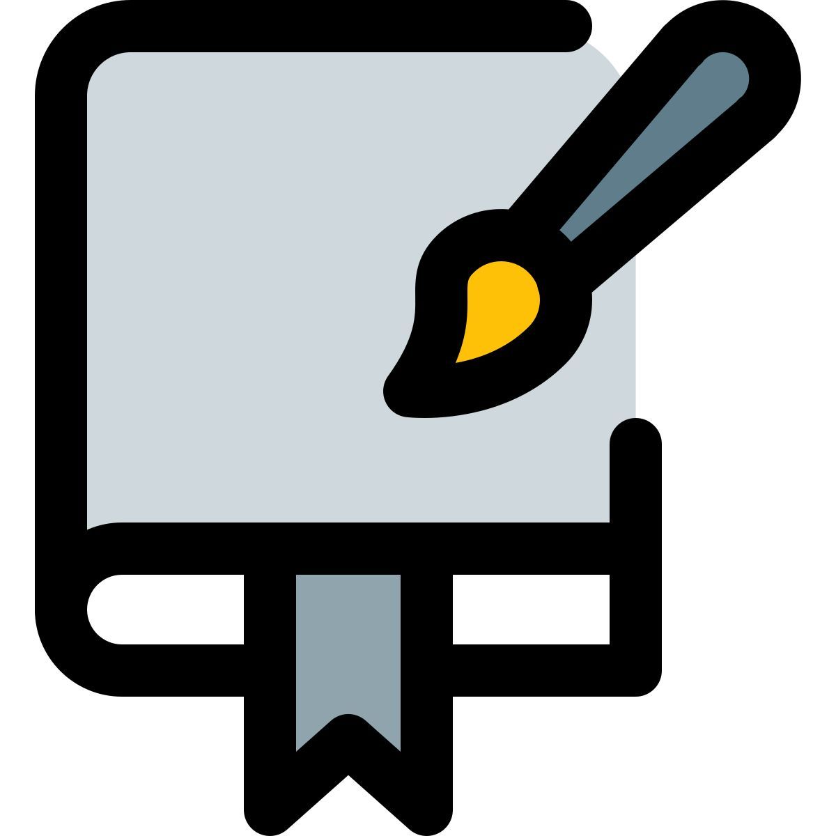 painting textbook icon