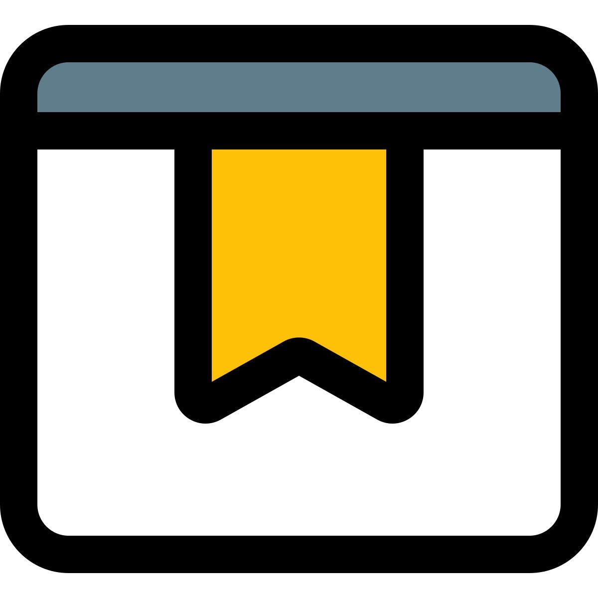 bookmarked website icon